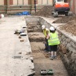 3. The third trench being cleaned by archaeologists after machining (Credit - University of Leicester)