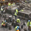 View of excavation looking South East