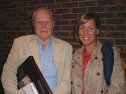 Sir David Attenborough and Lisa Westcott